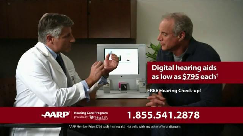 AARP Hearing Aids TV Commercial, 