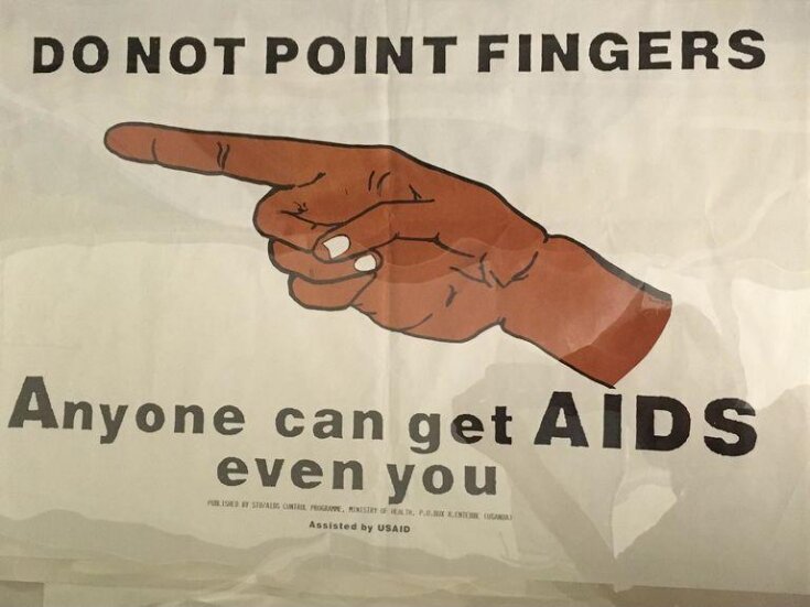 Do not point fingers. Anyone can get AIDS. Even you