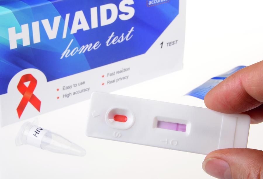Hiv Home Blood Test Photograph by Cordelia Molloy