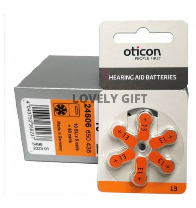 Oticon 10 packs of Hearing Aid Battery Bateri Alat Pendengaran Size 13 ...