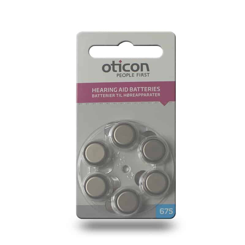 Oticon hearing aid batteries