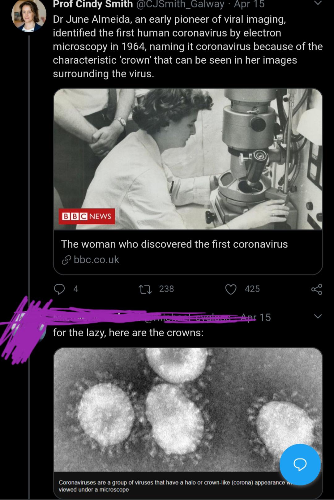 She identified what became known as the first human ...