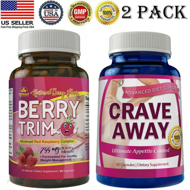 Weight Loss Raspberry Ketone Capsules Crave Away Appetite Control Diet ...